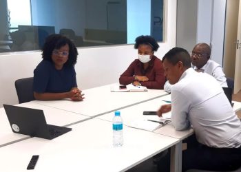 Reunião de actualização na medida 11 com o ponto focal do MTC